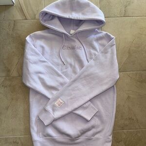 Glossier Light Purple Hoodie